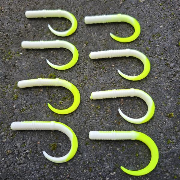 Wurmulus Slim 45mm - Essentials Gum - UV Aktiv White Yellow